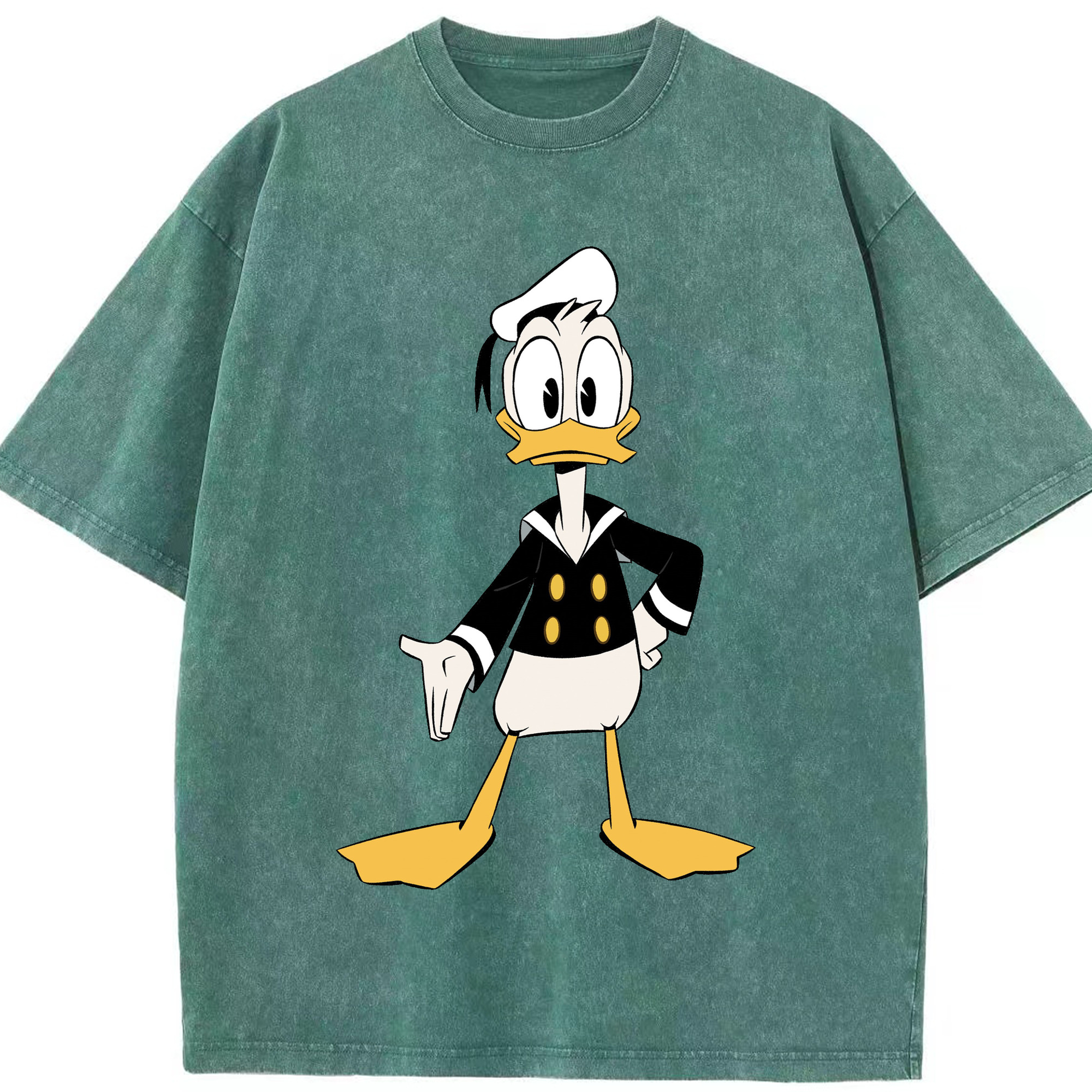 （画像用） ミッキーマウス Mickey Mouse 綿100% ヴィンテージ風 半袖Tシャツ（フロントプリント）